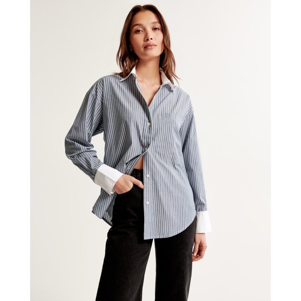 Abercrombie Oversized Poplin Shirt